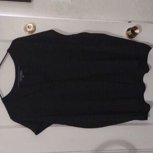 ELOQUII | Black Button Down Tank Top